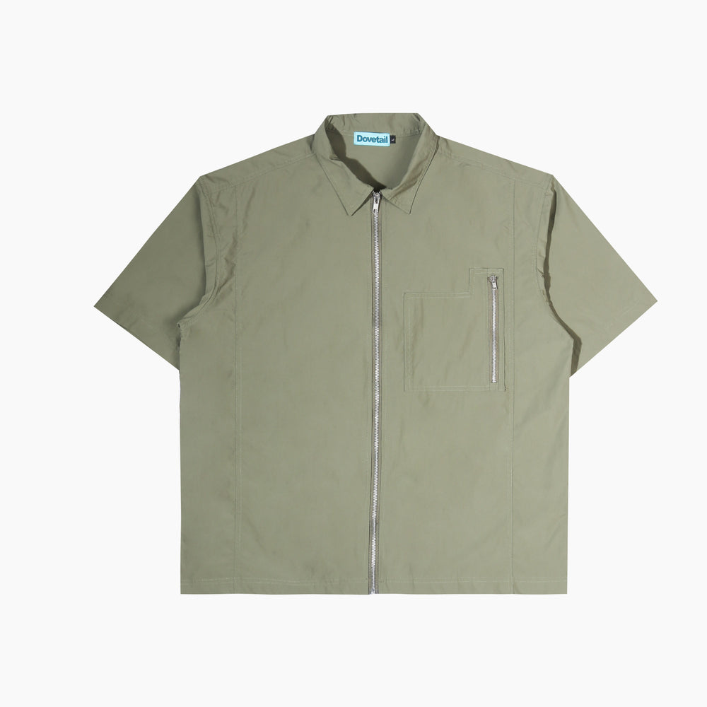 CORE LOGO ZIP UP GREEN
