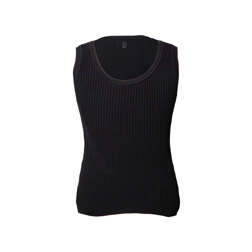 CELESTE KNIT TANK BLACK