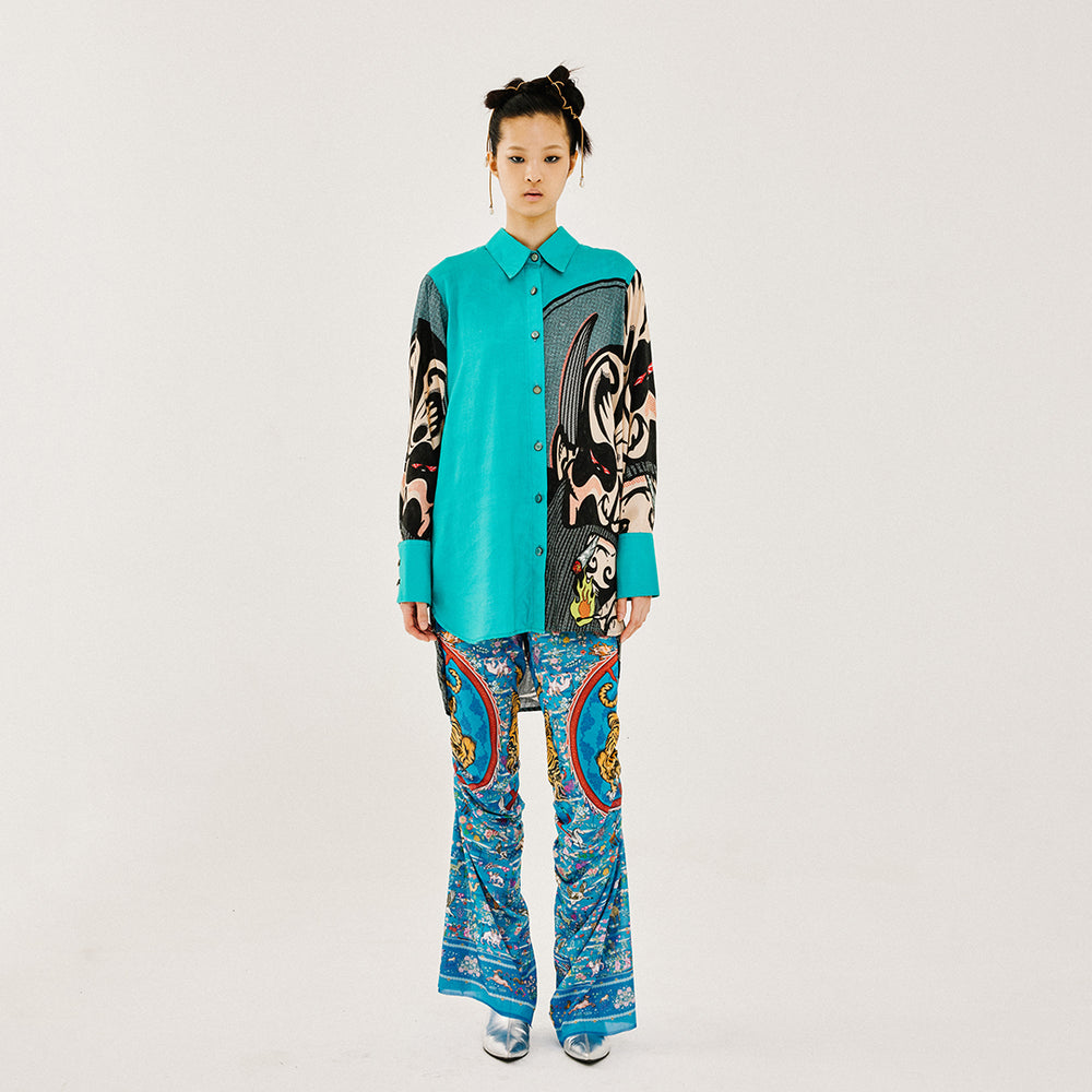 KHIVA SHIRT MINT/GREEN