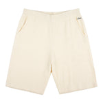 Wave Cable Knit Shorts Cream