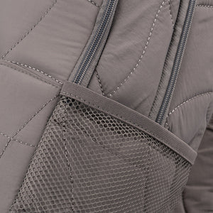 Quilted Backpack Charcoal