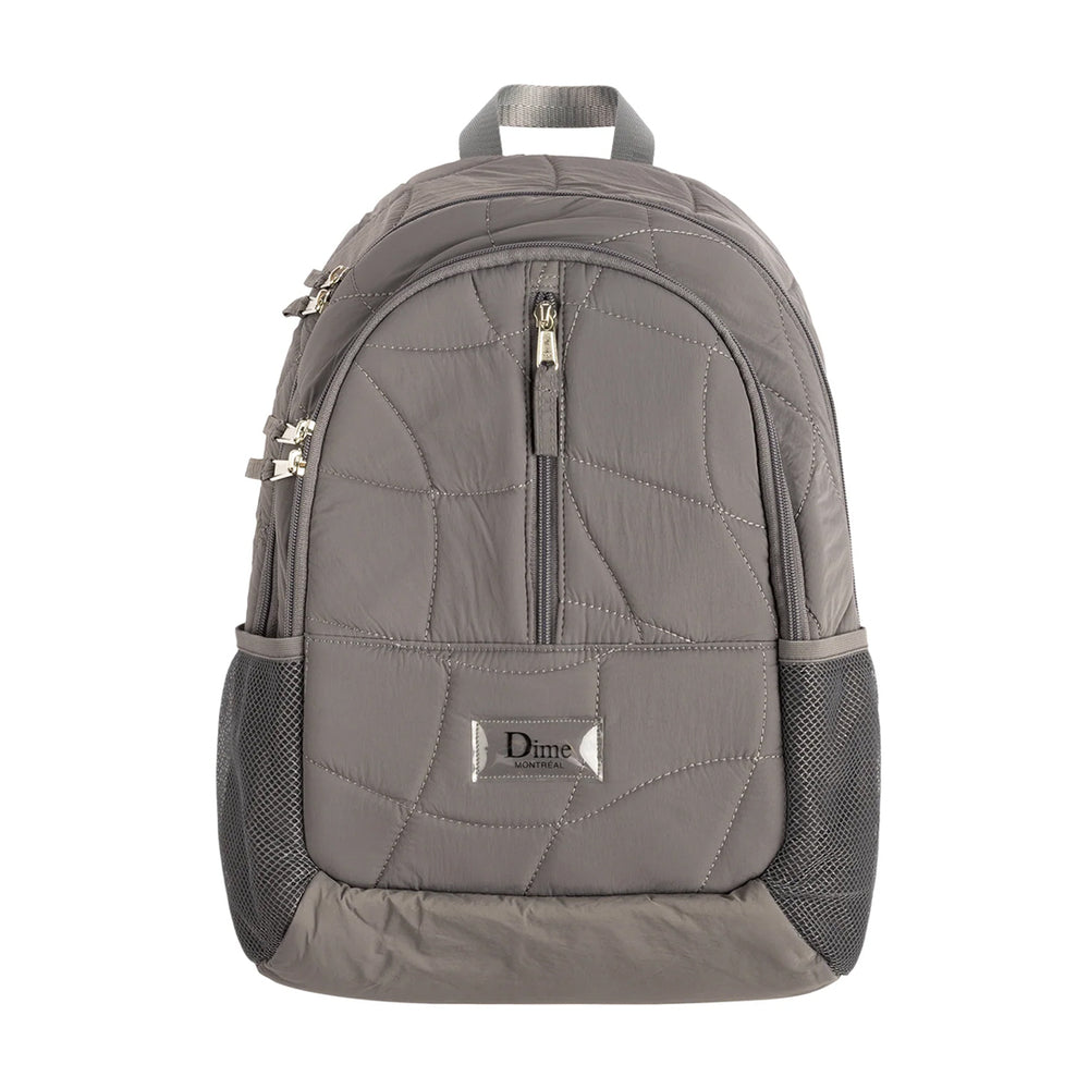 Quilted Backpack Charcoal