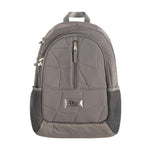 Quilted Backpack Charcoal