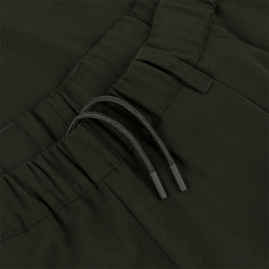 Pleated Twill Pants Forest Green