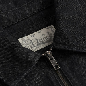 Denim Twill Jacket Black Washed