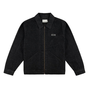 Denim Twill Jacket Black Washed