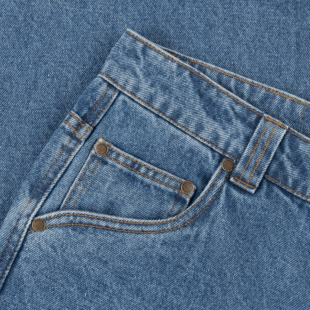 Classic Relaxed Denim Pants Indigo Washed