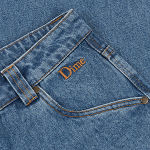 Classic Relaxed Denim Pants Indigo Washed