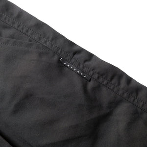 RAW PLEATED SHORTS BLACK