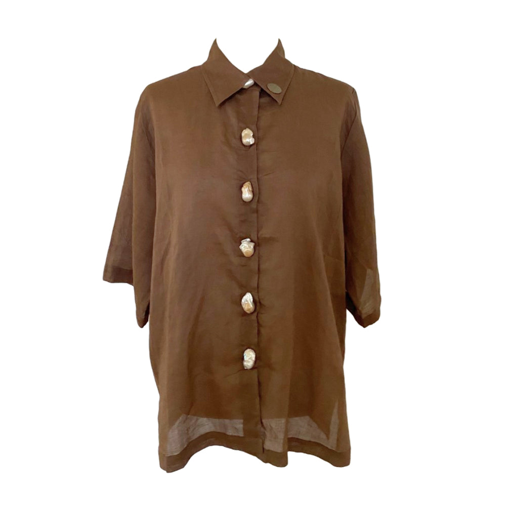 Pearl Shirt Espresso