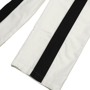 MAL PANTS 3 WHITE & BLACK