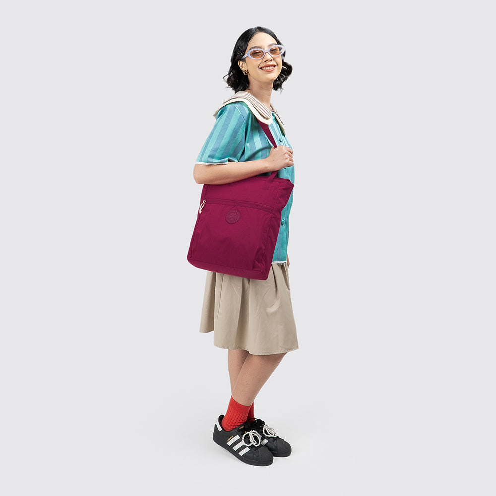 KUMARA TOTE BAG MAROON