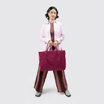 FLOW AND GO 102 TOTE BAG MAROON