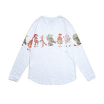 Enola White Longsleeve T-Shirt