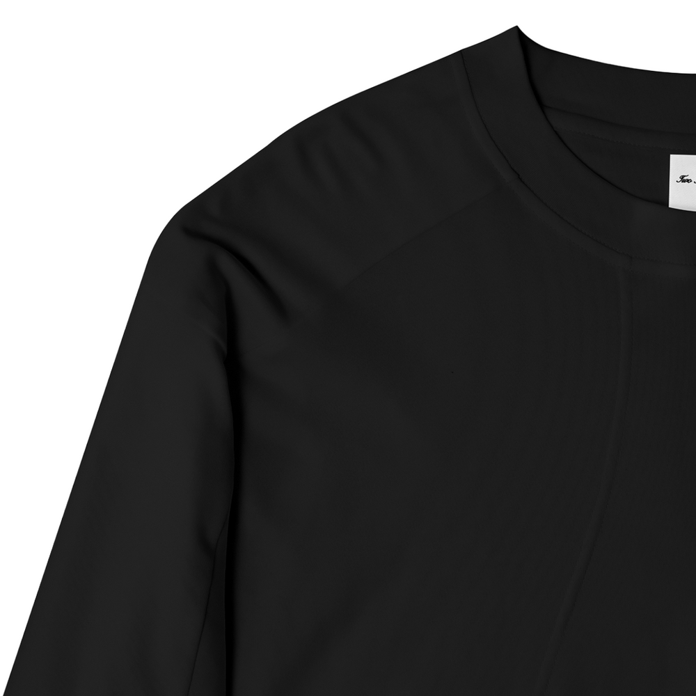 BOXY DAILY TEE JAPANESE FLUX LONGSLEEVE BLACK