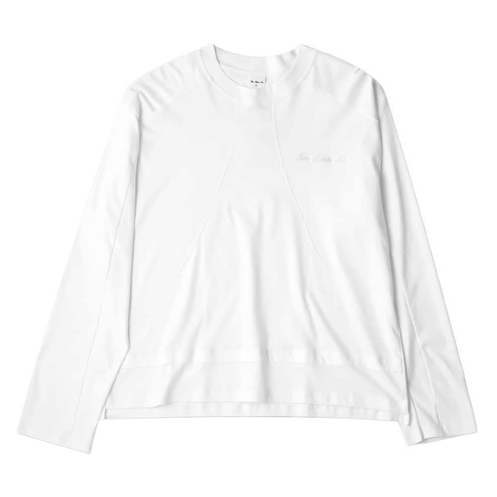 BOXY DAILY TEE JAPANESE FLUX LONGSLEEVE WHITE