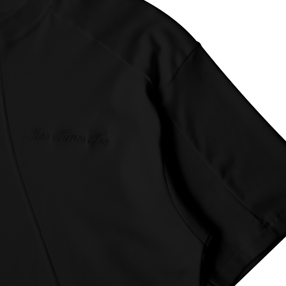 BOXY DAILY TEE JAPANESE FLUX SHORTSLEEVE BLACK