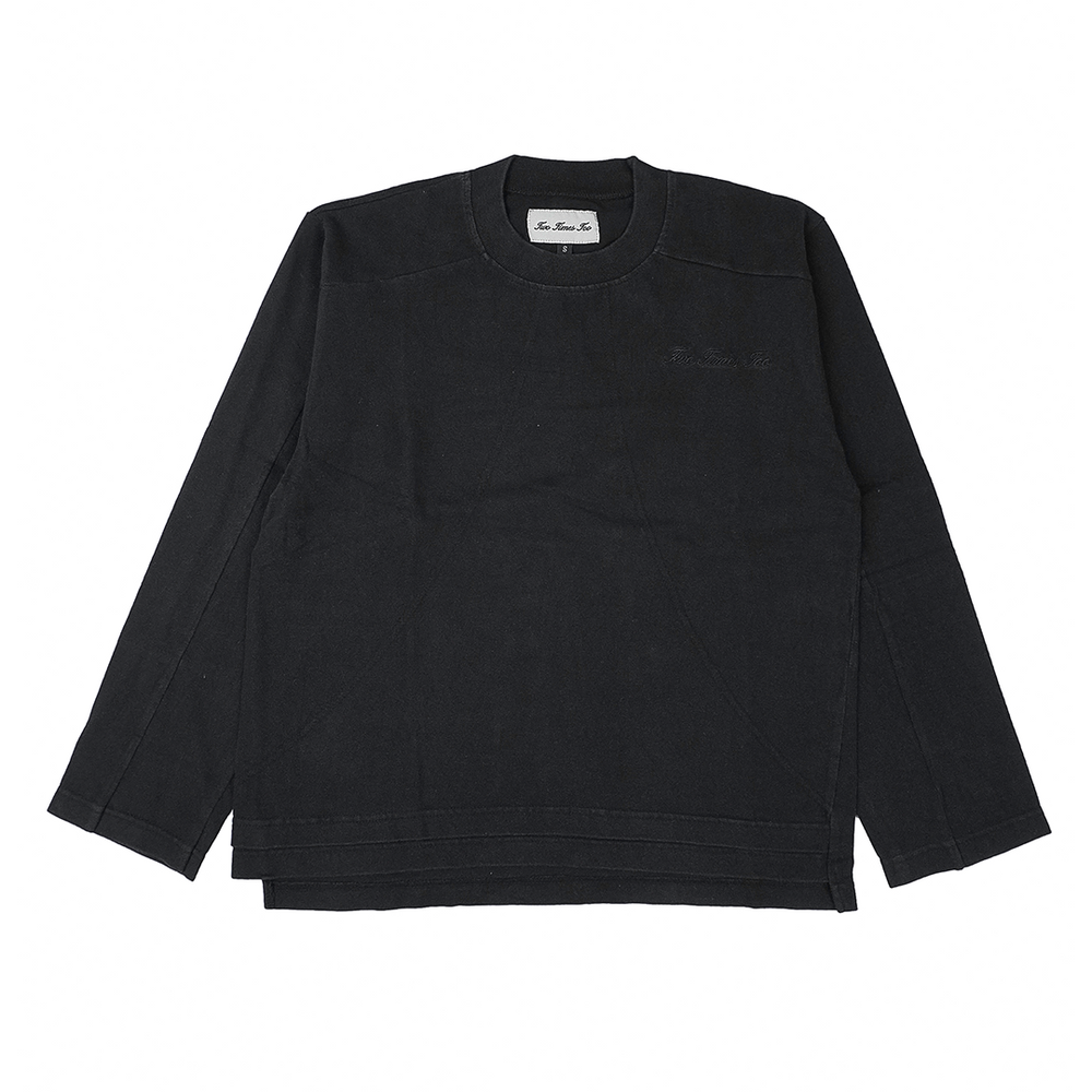BOXY DAILY TEE VINTAGE BLACK LONGSLEEVE