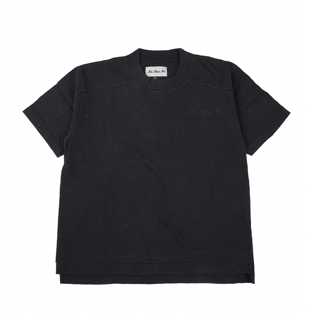BOXY DAILY TEE VINTAGE BLACK SHORTSLEEVE
