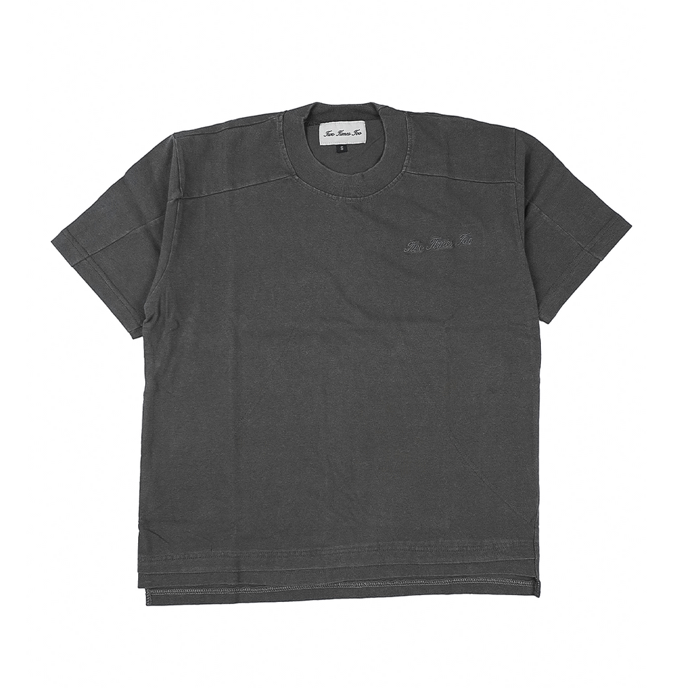 BOXY DAILY TEE VINTAGE GREY SHORTSLEEVE
