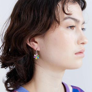 MULTI COLOUR GESTURES EARRING MULTI