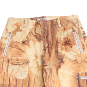 FLARED UTILITY PANT RUST