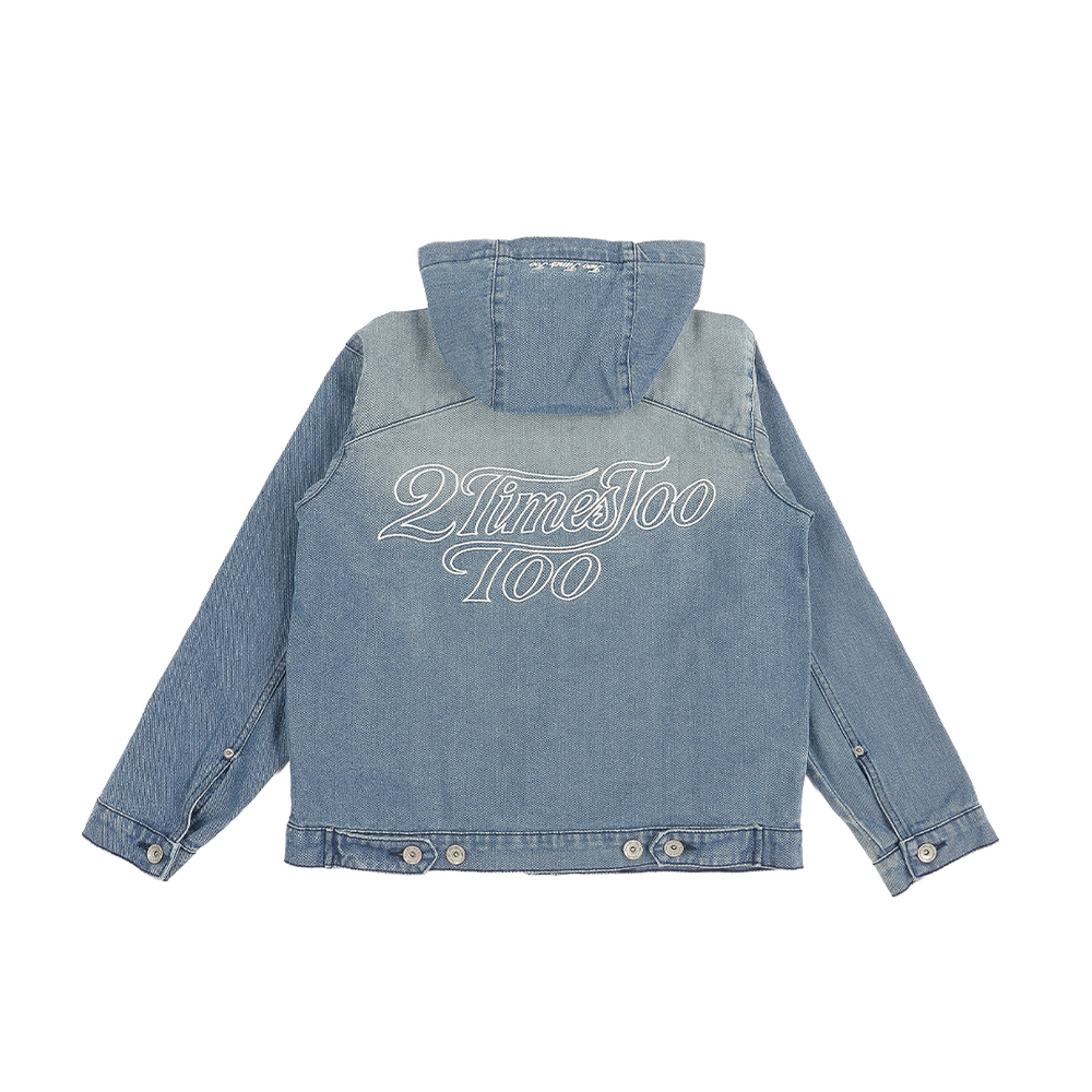 DENIM ACTIVE JACKET - WASHED BLUE