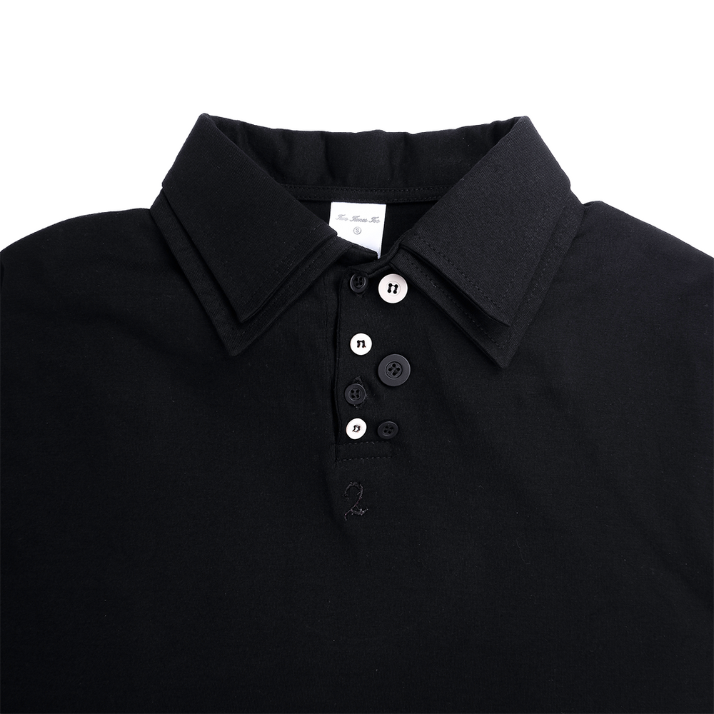 MULTI BUTTON POLO TEE