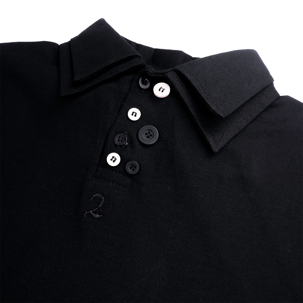 MULTI BUTTON POLO TEE