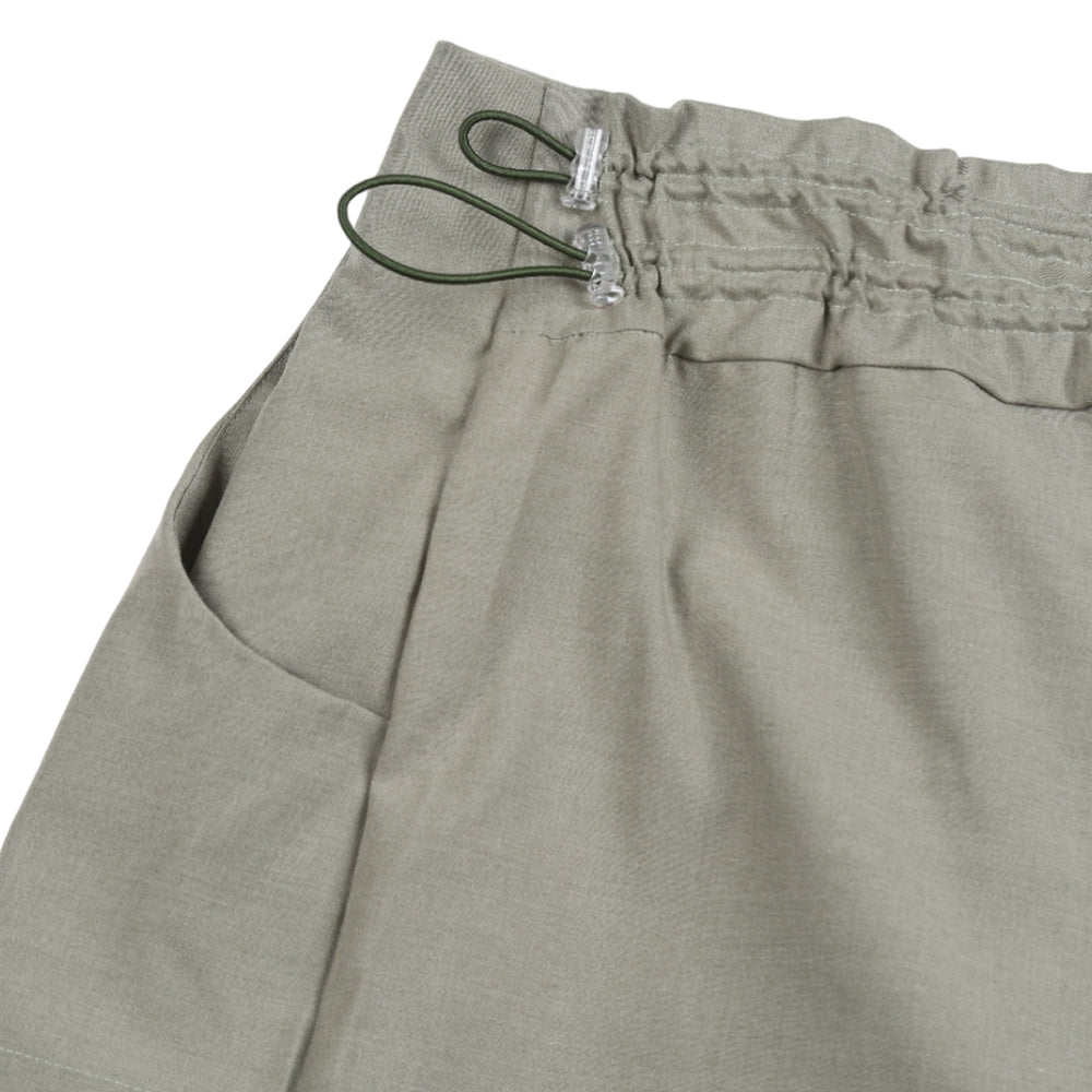 SIDE PLEATED SKORT GREEN