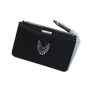 Leather Wallet Small Black