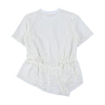 Nina Frill Top White