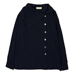 TWO WAY BLOUSE WITH SHELLS NAVY