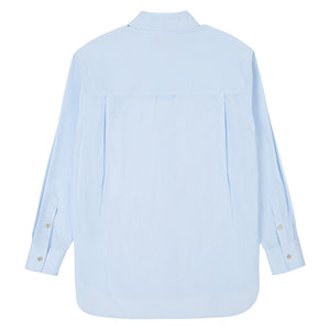 ROPE DETAILED STRIPED SHIRT SKY BLUE