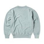 Sunbleached Cross Grain Temple Sweatshirt Grey Blue