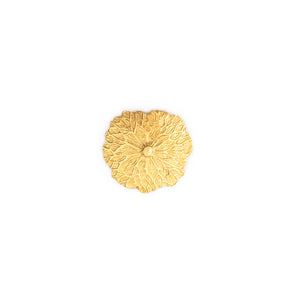 LP BROOCH 22K GOLD PLATED SILVER