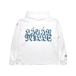 FRACTURED HOODIE WHITE