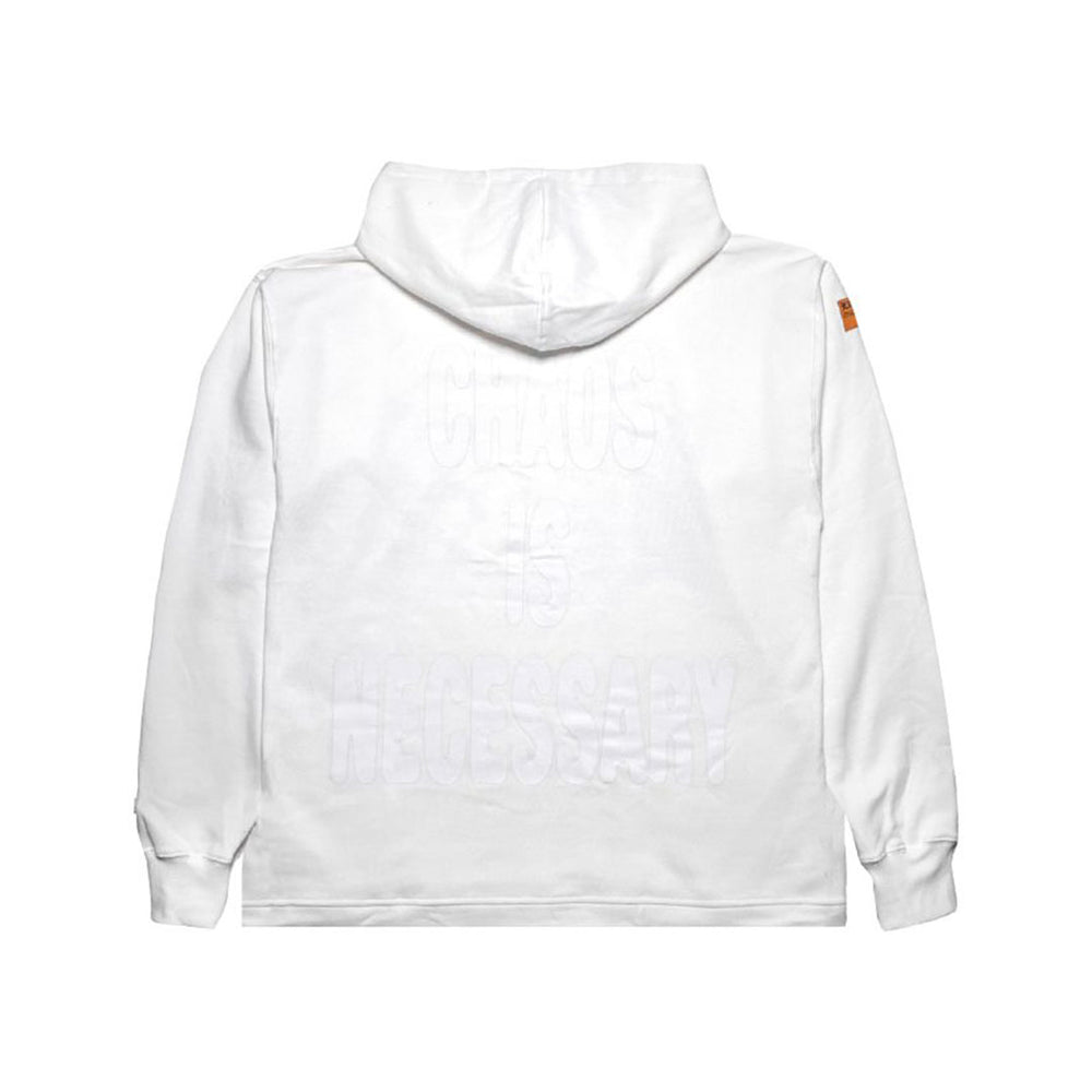 FRACTURED HOODIE WHITE
