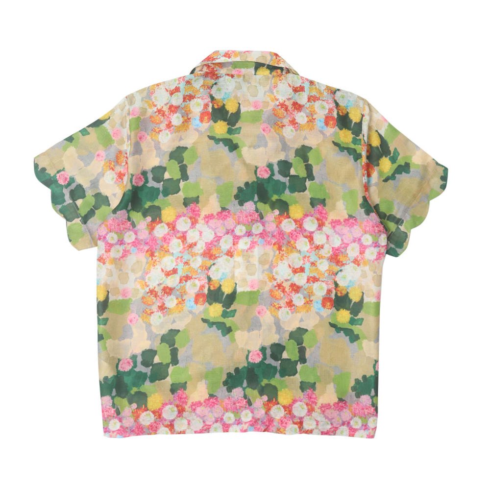 CHRYSANTHEMUM GARDEN SCALLOP EVERYDAY SHIRT MULTICOLOUR