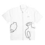 ZIP POTTERY SHIRT WHITE