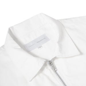 ZIP POTTERY SHIRT WHITE