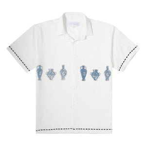 POTTERY PRINT SHIRT WHITE