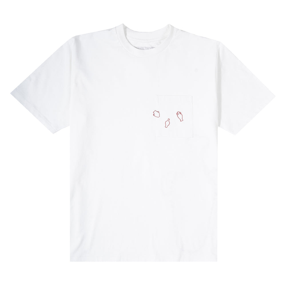 POTTERY POCKET TEE WHITE