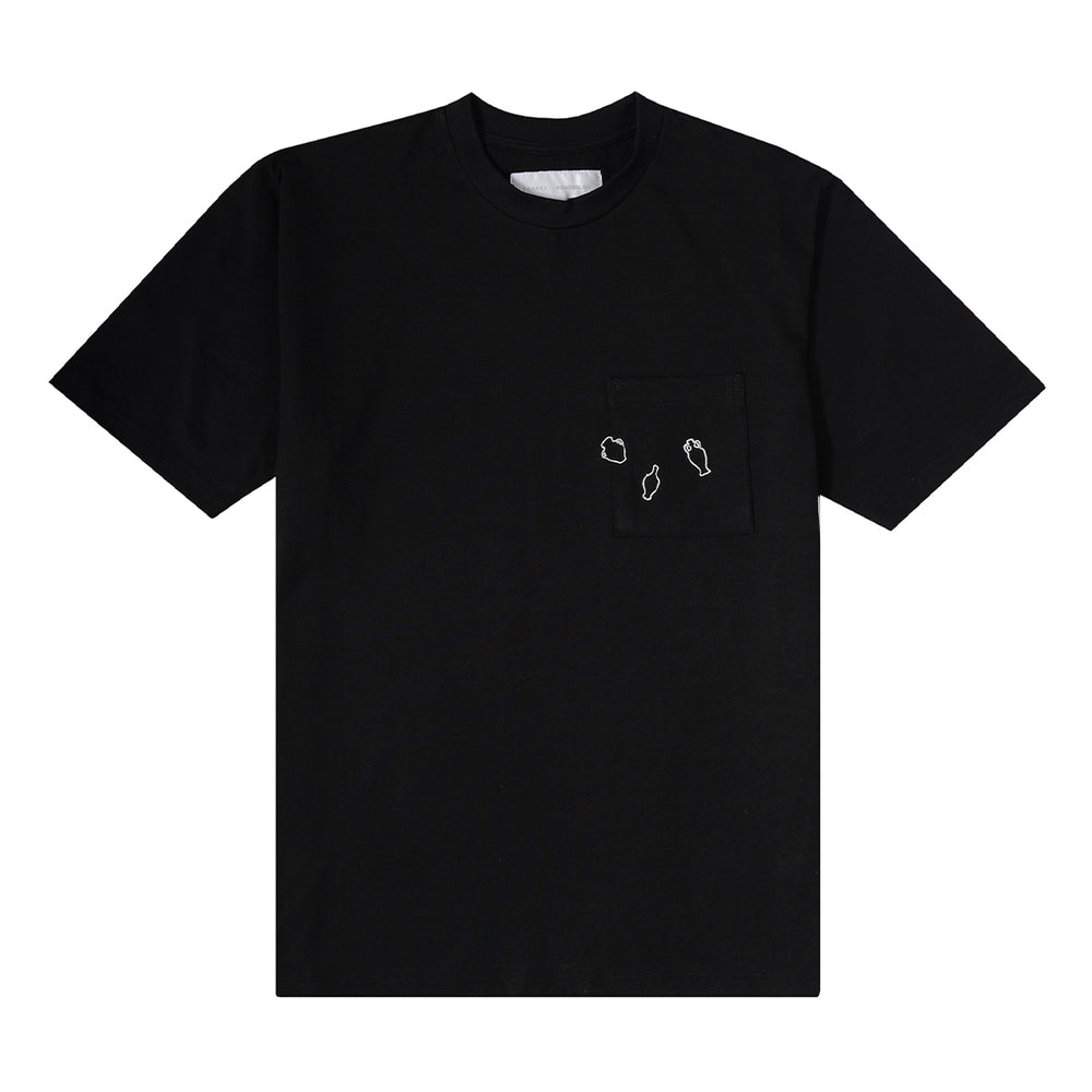 POTTERY POCKET TEE BLACK