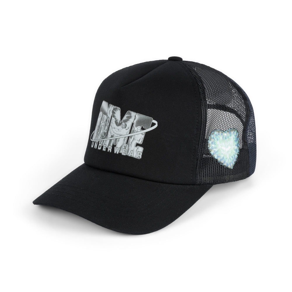 Cosmic Trucker Cap Black