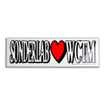BUMPER STICKER SONDERLAB WCTM WHITE