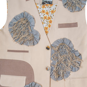 Blazer Serambi (Sleeveless) dominant beige