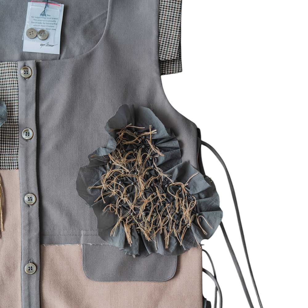 Rompi Seroja grey mix beige