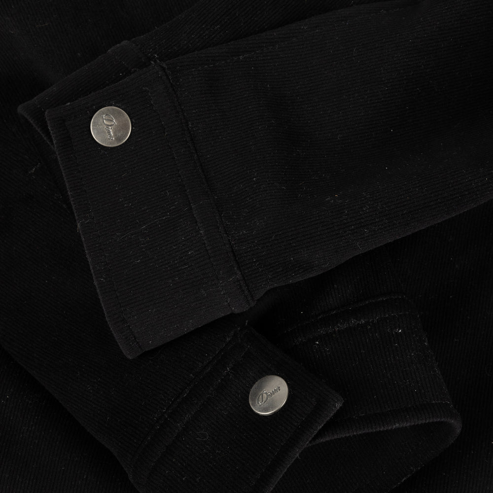 Cord Zip Jacket Black