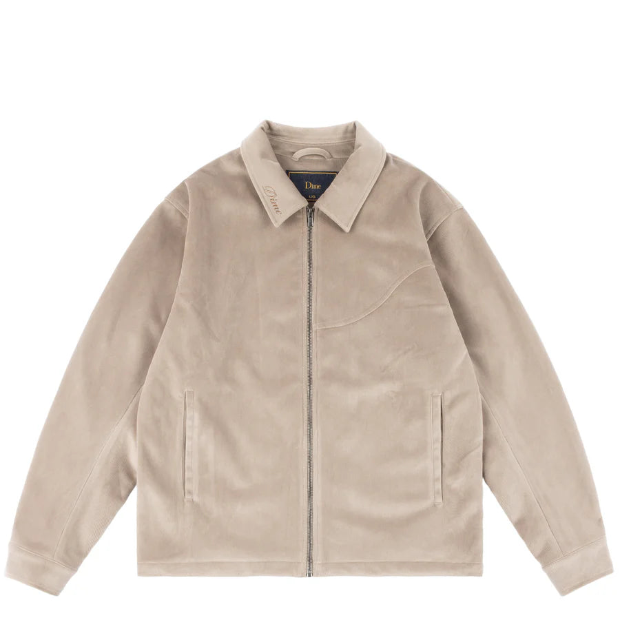Cord Zip Jacket Taupe